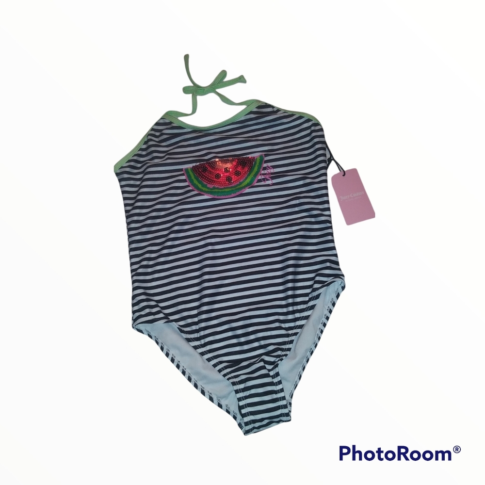 NWT Juicy Couture Girls 1 Piece Swimsuit